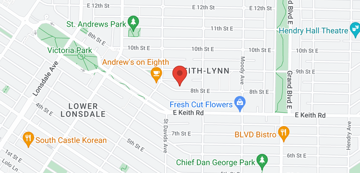 map of 328 E 8TH STREET